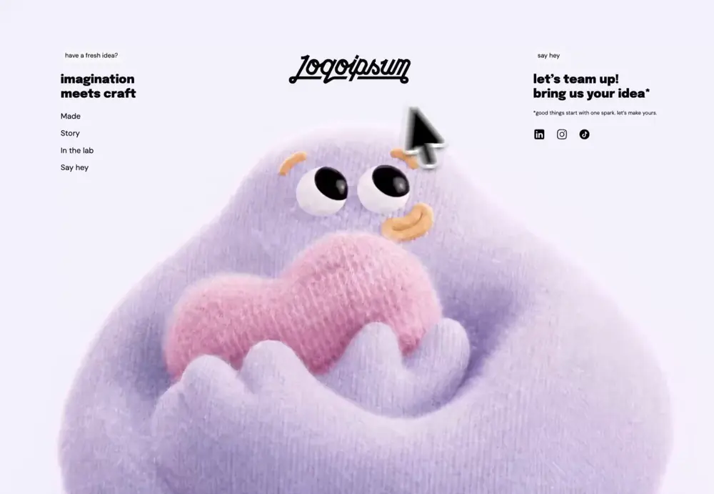 Studio Footer interactive video concept